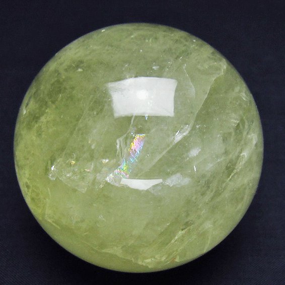 シトリン水晶丸玉 65mm [T529-6187]