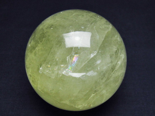 パワーストーン 天然石 シトリン水晶丸玉 65mm [T529-6187]