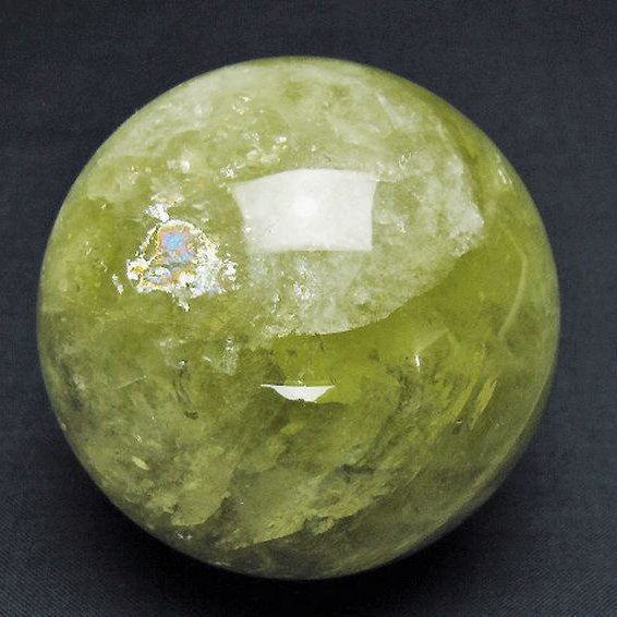 シトリン水晶丸玉 74mm [T529-6202]