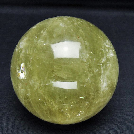 シトリン水晶丸玉 72mm [T529-6198]