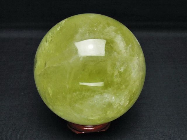 シトリン水晶丸玉 75mm [T529-6204]