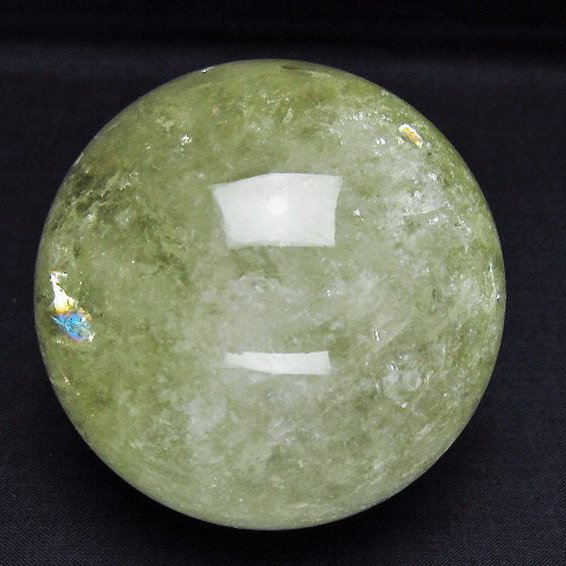 シトリン水晶丸玉 79mm [T529-6210]