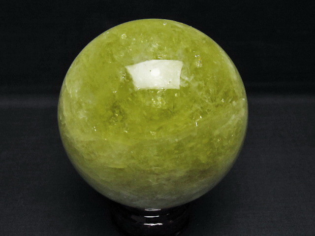 水晶玉 シトリン■直径９０mm■ 1.1Kgパワーストーン 天然石 シトリン水晶丸玉 90mm [T529-5771]