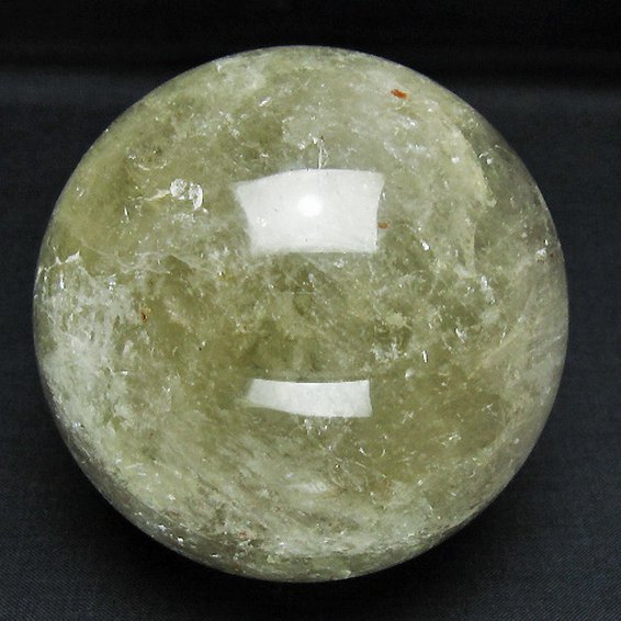 シトリン水晶丸玉 85mm [T529-6227]