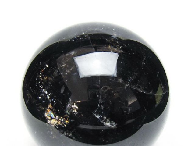 1.3Kgライトニング水晶丸玉 98mm [t529-6407]