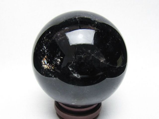 1.3Kgライトニング水晶丸玉 98mm [t529-6407]