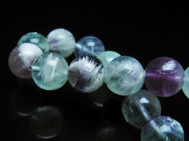 エンジェルフェザー フローライト ブレスレット 12mm [T53-4973]