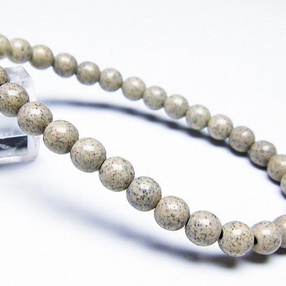 台湾産 北投石 天然ラジウム効果 ブレスレット6mm[T538-1390]