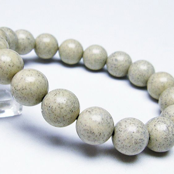 台湾産 北投石 天然ラジウム効果 ブレスレット12mm[T538-1492]