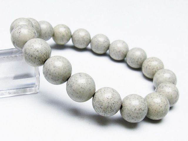 台湾産 北投石 天然ラジウム効果 ブレスレット 12mm [T538-2122]
