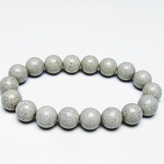 台湾産 北投石 天然ラジウム効果 ブレスレット 12mm [T538-2390]