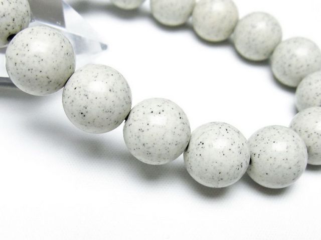 台湾産 北投石 天然ラジウム効果 ブレスレット 12mm [t538-3011]