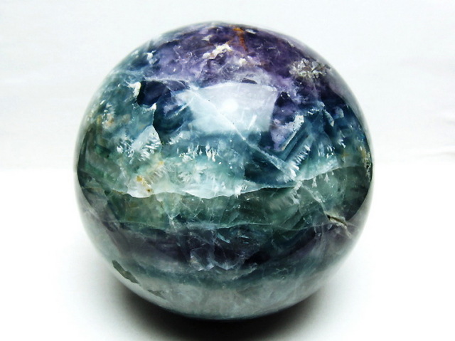 9.8Kgパワーストーン 天然石 エンジェルフェザー フローライト丸玉