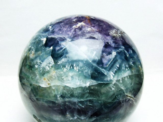 9.8Kgパワーストーン 天然石 エンジェルフェザー フローライト丸玉