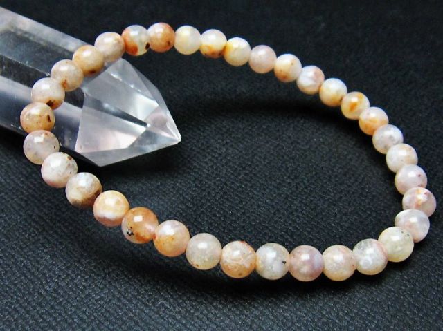 パワーストーン 天然石 アメリカ　ユタ州産ティファニーストーンブレスレット 5mm [T544-2565]3枚目