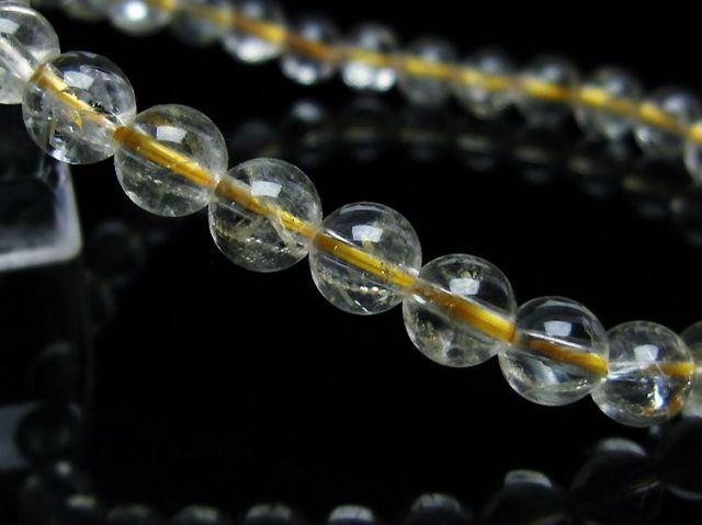 パワーストーン 天然石 シトリンブレスレット 6mm [T55-9827]3枚目