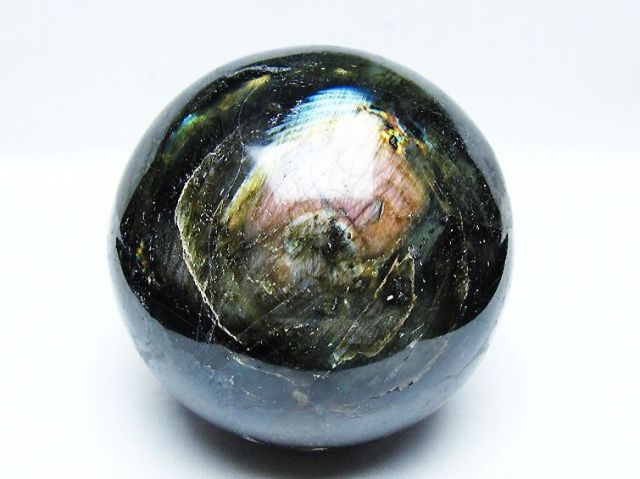 1.7Kgラブラドライト丸玉 105mm [T571-5072]