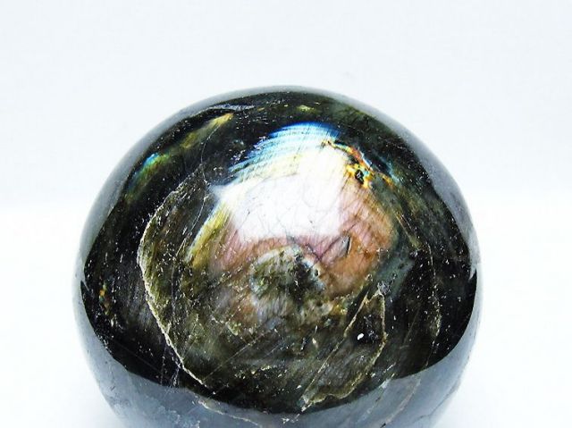 1.7Kgラブラドライト丸玉 105mm [T571-5072]