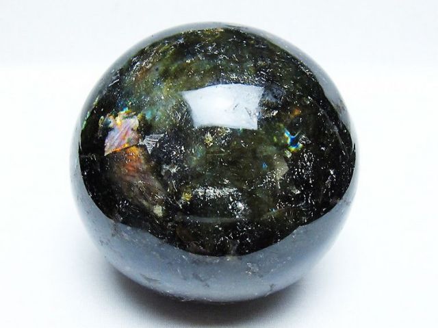 1.3Kgラブラドライト丸玉 97mm [T571-5082]