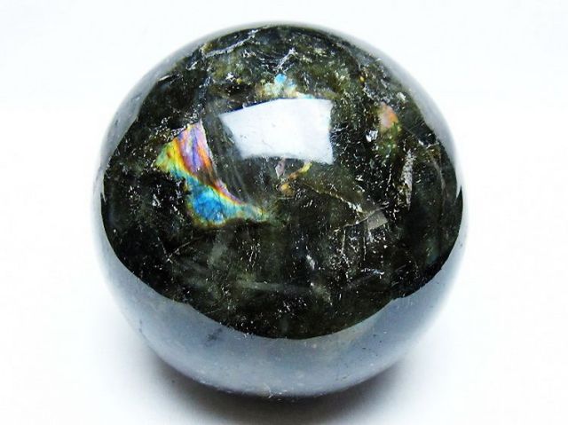 1.6Kgラブラドライト丸玉 105mm [T571-5085]