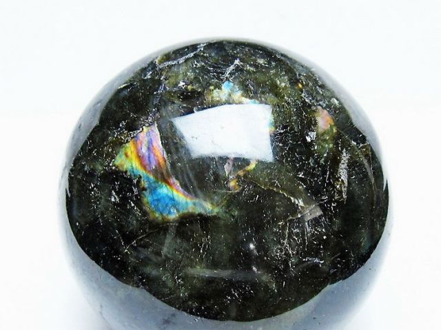 1.6Kgラブラドライト丸玉 105mm [T571-5085]