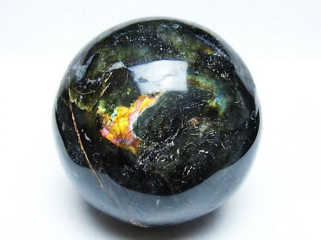 1.4Kgラブラドライト丸玉 100mm [T571-5087]