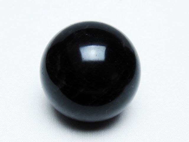 モリオン 純天然 黒水晶 丸玉 43mm [T572-10384]