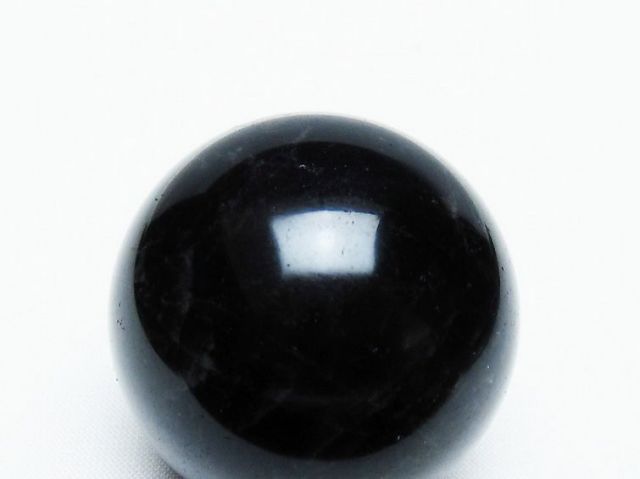 モリオン 純天然 黒水晶 丸玉 43mm [T572-10384]