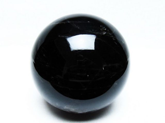 1.5Kgモリオン 純天然 黒水晶 丸玉 105mm [T572-10790]