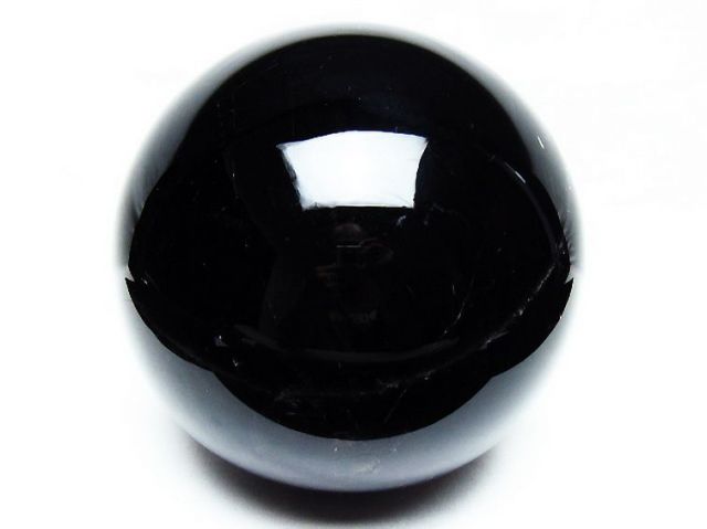 6.6Kgモリオン 純天然 黒水晶 丸玉 170mm [T572-10816]