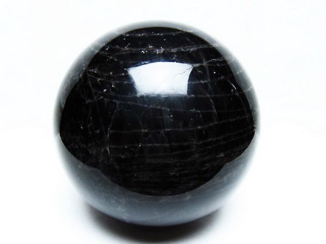 4.2Kgモリオン 純天然 黒水晶 丸玉 145mm [T572-10829]
