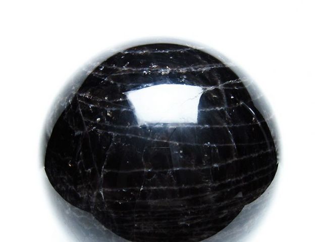 4.2Kgモリオン 純天然 黒水晶 丸玉 145mm [T572-10829]