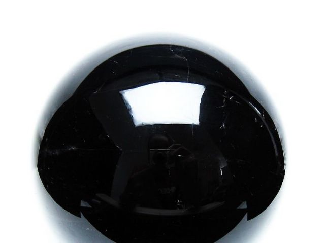 モリオン 純天然 黒水晶 丸玉 81mm [T572-11001]