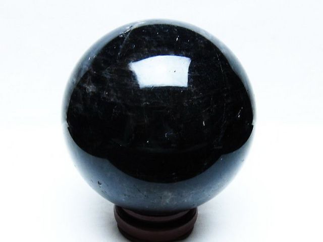 2.1Kgパワーストーン 天然石 モリオン 純天然 黒水晶 丸玉 115mm