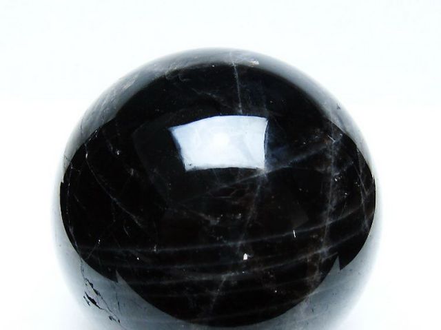 1Kgモリオン 純天然 黒水晶 丸玉 90mm [t572-11552]