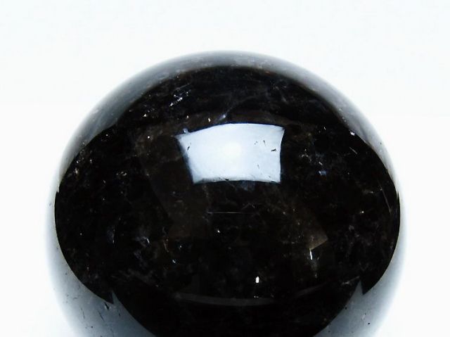 1Kgモリオン 純天然 黒水晶 丸玉 90mm [t572-11571]