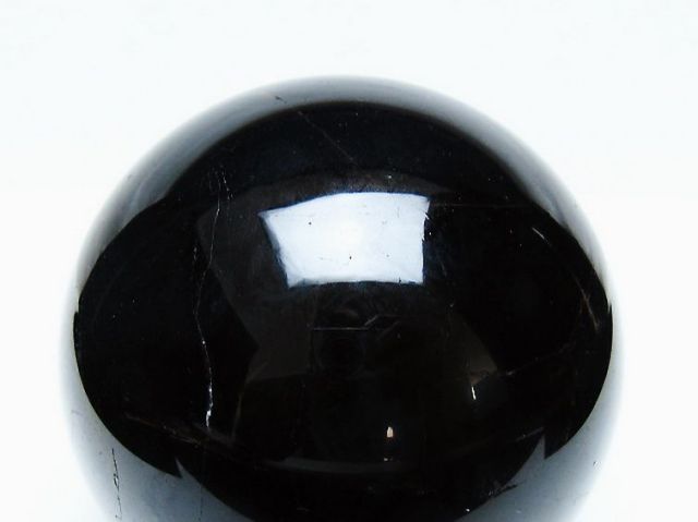 1.1Kgモリオン 純天然 黒水晶 丸玉 92mm [t572-11584]