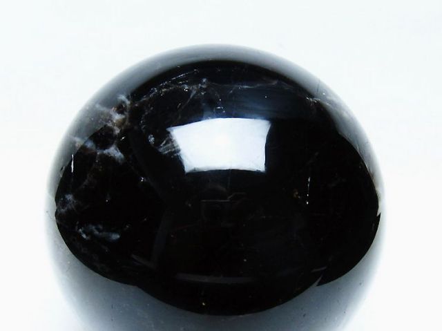1.8Kgモリオン 純天然 黒水晶 丸玉 113mm [t572-11682]
