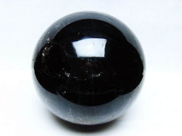 5Kgモリオン 純天然 黒水晶 丸玉 155mm [t572-11716]