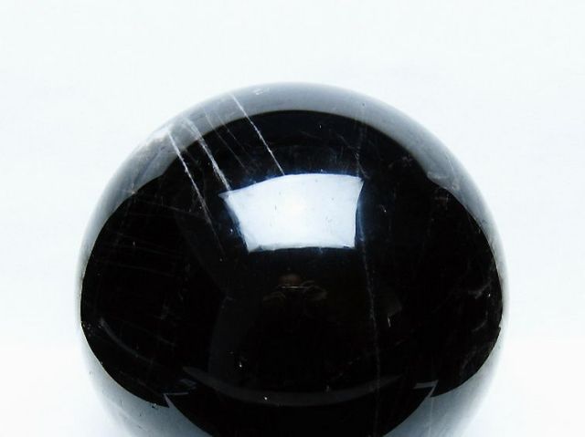 11.5Kgモリオン 純天然 黒水晶 丸玉 200mm [t572-11739]
