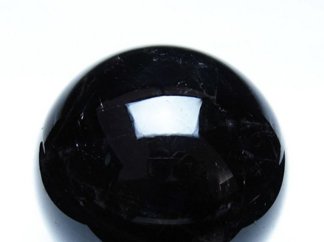 1Kgモリオン 純天然 黒水晶 丸玉 90mm [t572-11915]