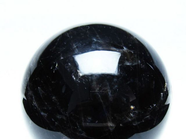 2.7Kgモリオン 純天然 黒水晶 丸玉 130mm [t572-11961]