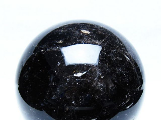 3.4Kgモリオン 純天然 黒水晶 丸玉 137mm [t572-11966]