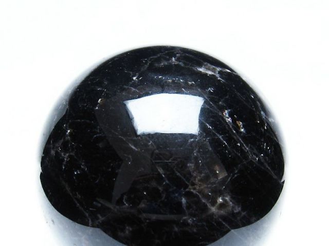 3.1Kgモリオン 純天然 黒水晶 丸玉 137mm [T572-9407]