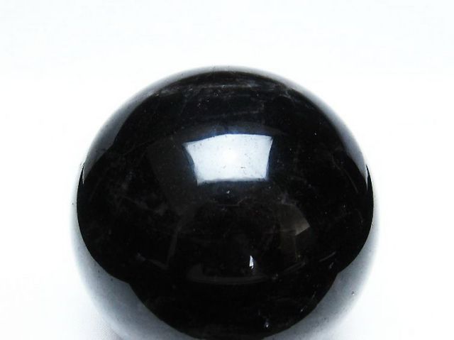 モリオン 純天然 黒水晶 丸玉 76mm [T572-9574]