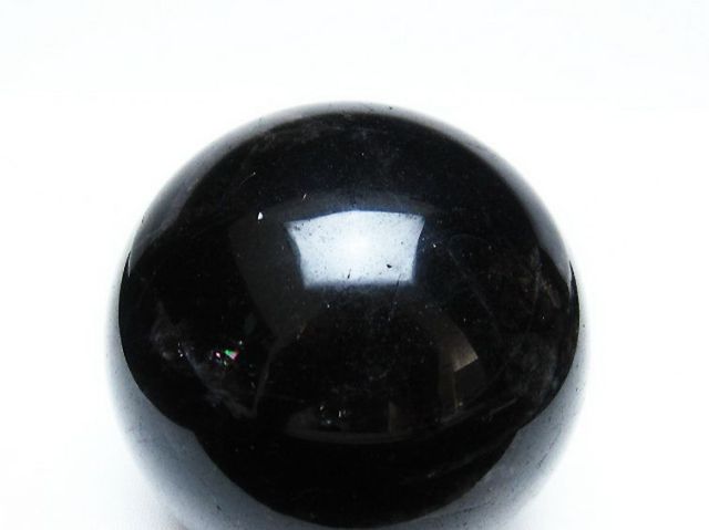 モリオン 純天然 黒水晶 丸玉 71mm [T572-9603]