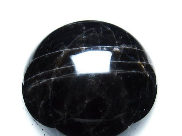 2.5Kgパワーストーン 天然石 モリオン 純天然 黒水晶 丸玉 125mm [T572