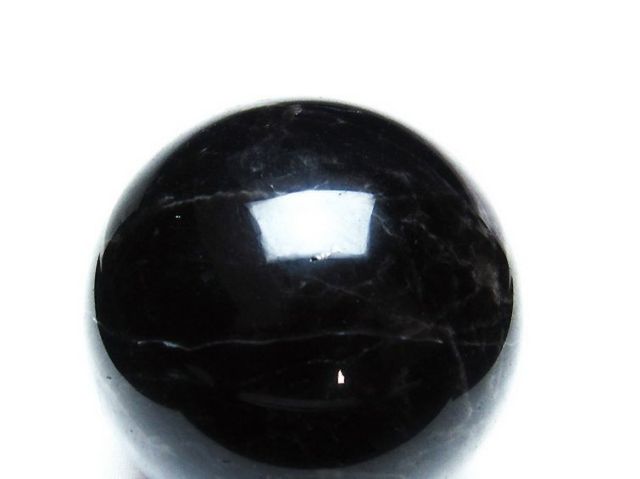 モリオン 純天然 黒水晶 丸玉 82mm [T572-9867]