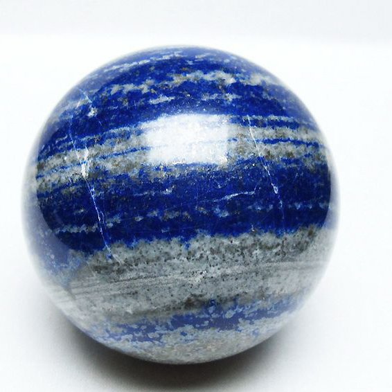 パワーストーン 天然石 ラピスラズリ丸玉 78mm [T574-4287]