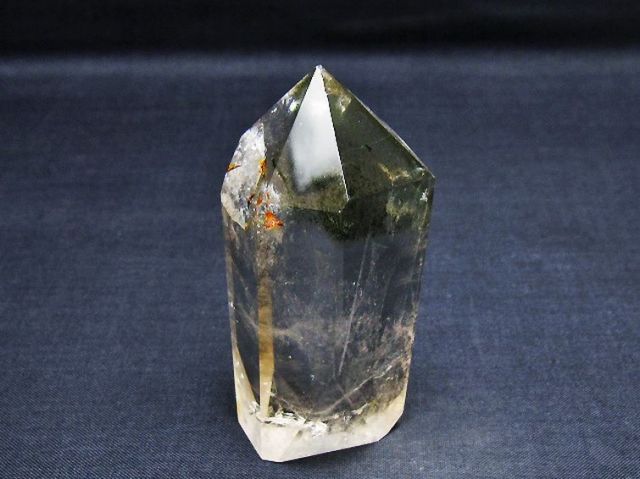 ガーデン水晶六角柱[T577-4683]